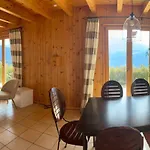 Cosy Plein Sud Proche Crans Montana Et Anzere! Vue Unique Sur Les Alpes Σαλέ *