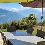 Cosy Plein Sud Proche Crans Montana Et Anzere! Vue Unique Sur Les Alpes Σαλέ