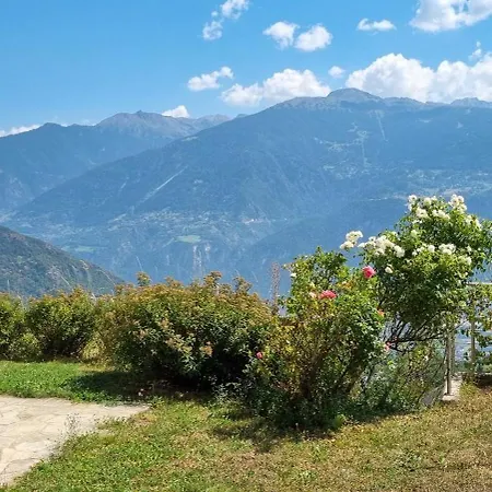 Cosy Plein Sud Proche Crans Montana Et Anzere! Vue Unique Sur Les Alpes شاليه *