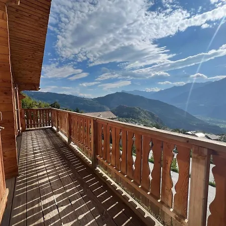 Cosy Plein Sud Proche Crans Montana Et Anzere! Vue Unique Sur Les Alpes Ayent