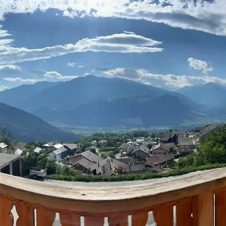 Dağ evi Cosy Plein Sud Proche Crans Montana Et Anzere! Vue Unique Sur Les Alpes *