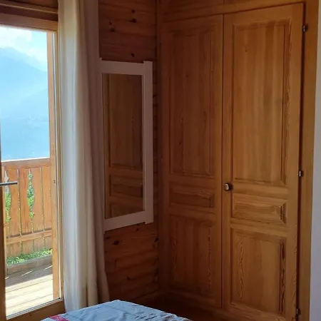 Dağ evi Cosy Plein Sud Proche Crans Montana Et Anzere! Vue Unique Sur Les Alpes