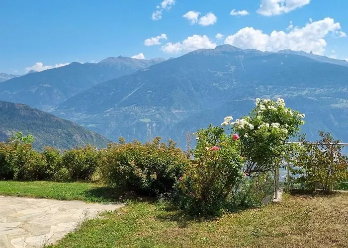 Cosy Plein Sud Proche Crans Montana Et Anzere! Vue Unique Sur Les Alpes شاليه *