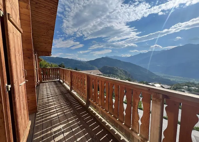 Cosy Plein Sud Proche Crans Montana Et Anzere! Vue Unique Sur Les Alpes Ayent