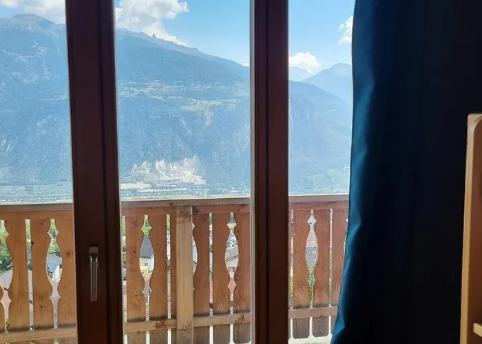 Cosy Plein Sud Proche Crans Montana Et Anzere! Vue Unique Sur Les Alpes شاليه *