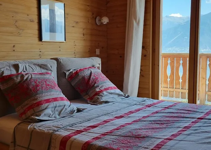 شاليه Cosy Plein Sud Proche Crans Montana Et Anzere! Vue Unique Sur Les Alpes Ayent